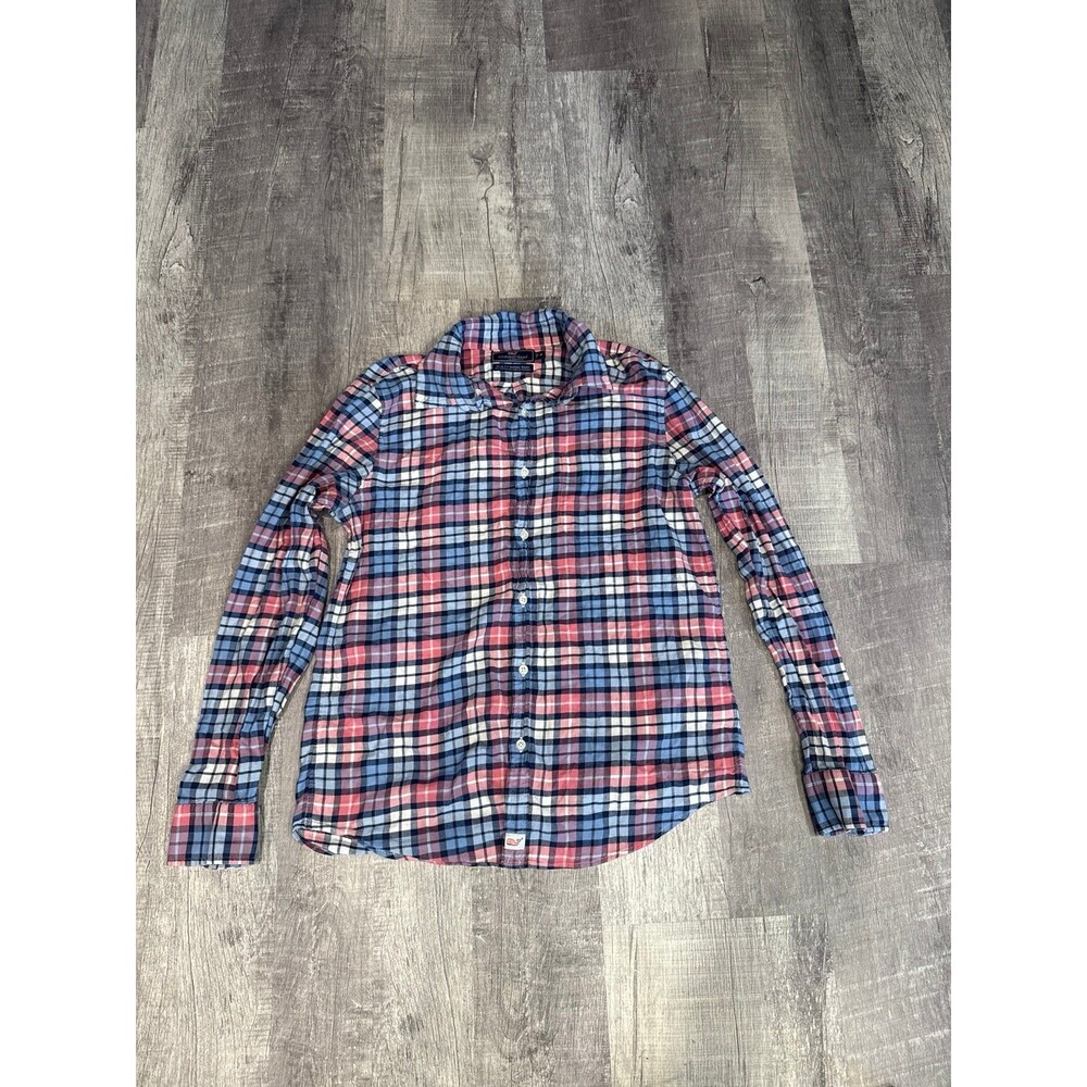 Vineyard Vines Men's Slim Fit Size Medium Murray Long Sleeve Button Up